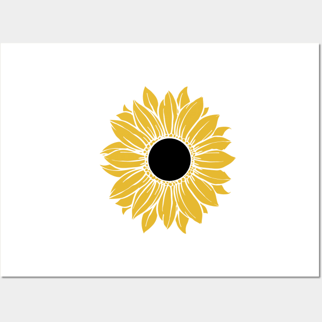 Sunflower Neck Gaiter Wall Art by DANPUBLIC